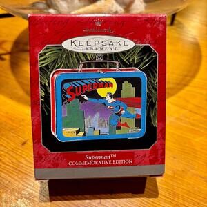 Superman Lunchbox - Hallmark Keepsake Ornament - 1998